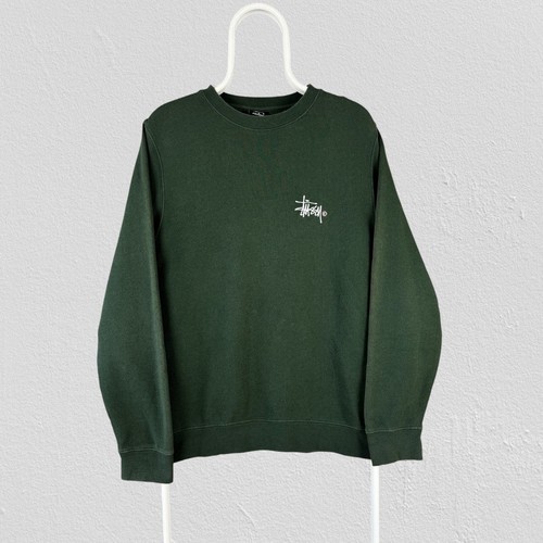 Stussy grünes sweatshirt - stussy,