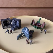 3 x Star Trek Playset Sammlung Innerspace PLAYMATES TOYS 1994 mini 90er Figuren