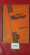 Katalog HAWE Hans Werner 1939/1940 Leipzig Automobil Motorrad Fahrradzubehör