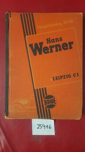 Katalog hawe hans werner - hawe,
