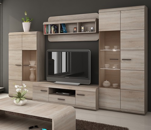 Wohnwand mediawand anbauwand - wohnwand,