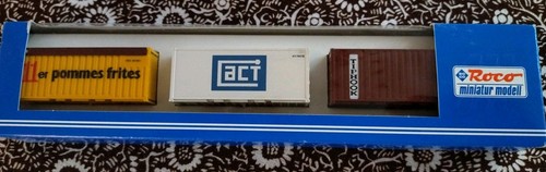 Roco 1804 containerset ovp - h0,