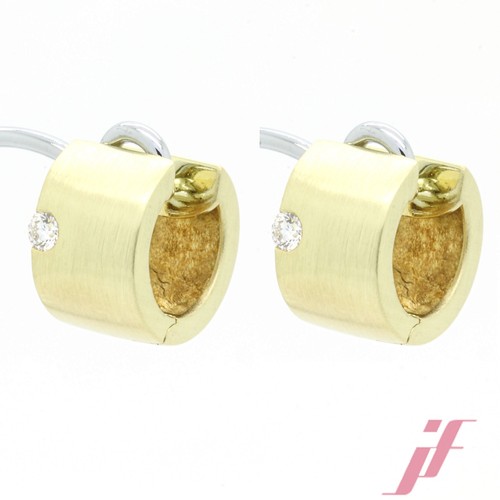 Creolen 585 gelbgold - 585, mit