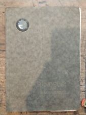 9.5 BMW R52 R 62 1928 Original Handbuch Maintenance Manual Oldtimer Motorrad