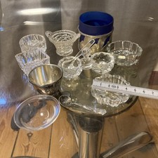 Omis alte Glas,Kristall, Salieren,Salzschälchen Konvolut...