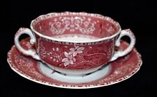 Spode Camilla pink Suppentasse mit Untere