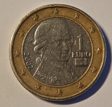 1 euro münze mozart 2002