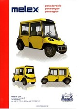 Melex 363 car (made in Poland) _2014 Prospekt / Brochure 