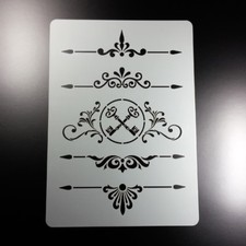 A3 Schablone Ornament
