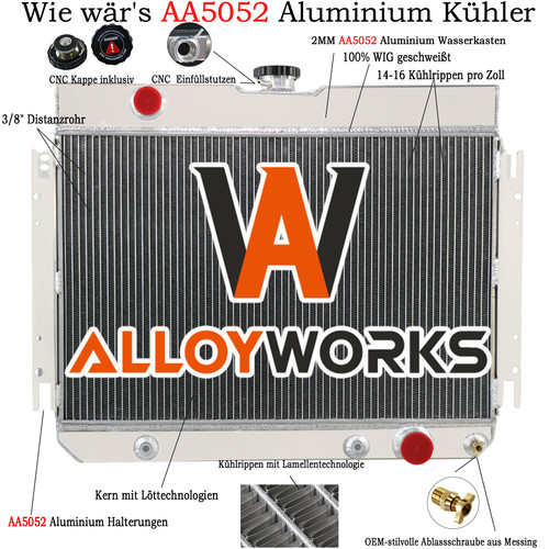 Reihe kühler aluminium für - 3,