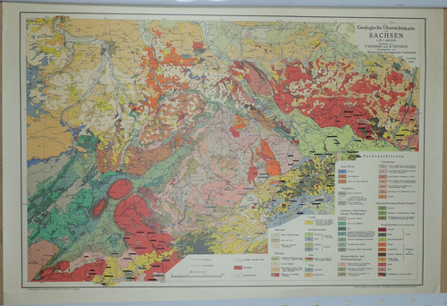 Geologische übersichtskarte - geologische,