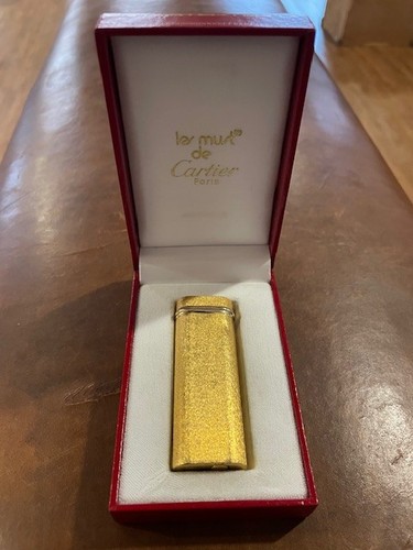 Cartier feuerzeug vergoldet - cartier, /