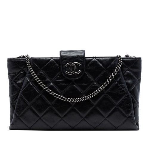 Chanel quilted glazed calfskin - quilted,