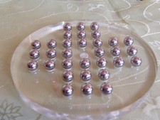 Vintage Solitaire, Solitär, Brettspiel, Denkspiel für 1 Spieler, 32Kugeln Selten