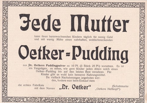 Oetker werbung reklame - oetker,