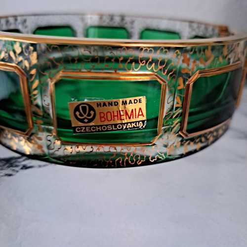 Bohemia kristall aschenbecher - kristall,