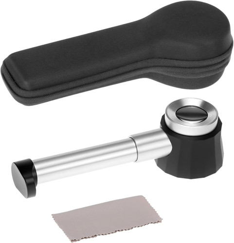 Handlupe fach mit led - 10-fach,
