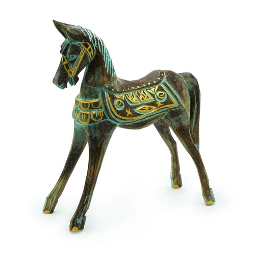 Deko figur pferd albesia holz - deko,