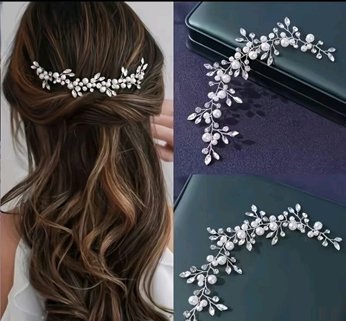 Pfauenfeder braut haarspange - braut,