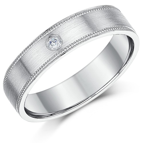 Palladium ring 950 diamant - ring,