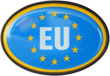 Europa EU Flagge Schild Relief