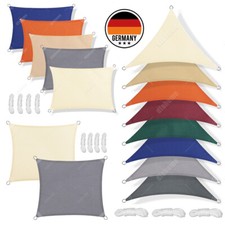 Terrasse Sonnensegel Balkon Sonnenschutz UV-Schutz Wasserdicht Outdoor Garten DE