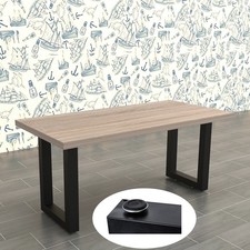 B Ware / 2x Tischgestell 90x72 cm Tischuntergestell Tischkufen Tischbeine 2