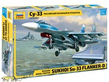 Zvezda 7297 Suchoi Su-33 - Flanker D - Russisches Trägerflugzeug - 1:72