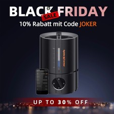 2025 New Version Spider Farmer 5L Smart Cool Mist Humidifier with Temp &Humidity