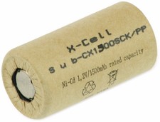 XCELL Sub-C-Zelle, Ni-Cd