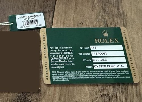 Original rolex 116400 - original,