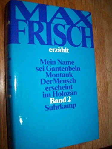 Max frisch erzählt bände - frisch,