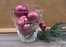 Glasvase / Windlicht konisch