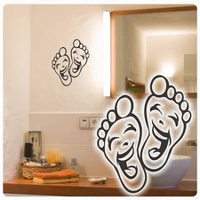 Lustige Füsse Wandtattoo