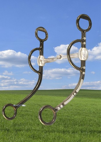 Promaster snaffle with shanks - snaffle,
