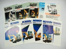 Hanix S&B 15 20 30 N080-2 bis N450-2 Kompaktbagger Minibagger 10x Prospekt