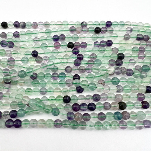 Echter fluorit edelstein 4mm - fluorit,
