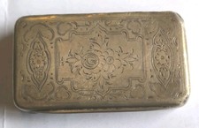 Tabakdose von  1858 aus 13 Lot Silber - 73x43x15 mm - 53,0 Gramm -