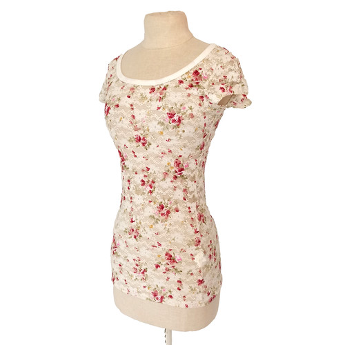 Eyecatcher coquette top mesh - top,