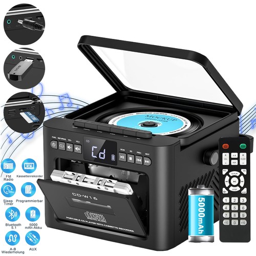 Player tragbar boombox - cd,