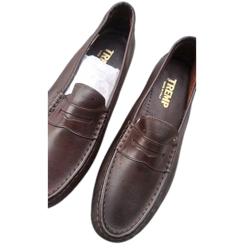 Tremp leder mokassins - leder,