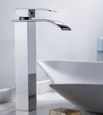 Wrighteu Waschtischarmatur Waschbeckenarmatur mit Wasserfall Wasserhahn Bad