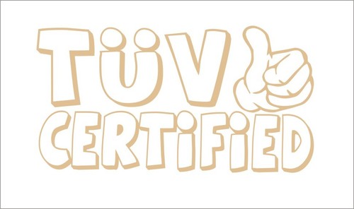 Tüv certified 20x10 cm - certified,