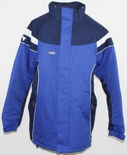 JAKO Winterjacke Coachjacke Trainingsjacke wattiert blau/weiß Gr. XL
