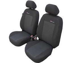 Autositzbezüge Sitzbezüge Sitzauflage für Skoda Fabia Exc Dct Grau Vorne 1+1