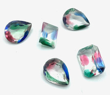 5 alte große + lose geschliffene Rheinkiesel zum Basteln Weiterverarbeiten