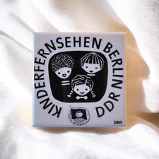 DDR Kinderfernsehen Berlin | Retro Reklame Ostalgie Kühlschrankmagnet