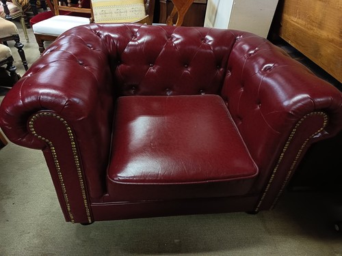Chesterfild armlehn sessel