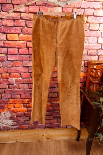 Vintage y2k lederhose beige - lederhose,
