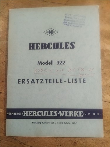 Herkules 322 250ccm - 9.3, ilo